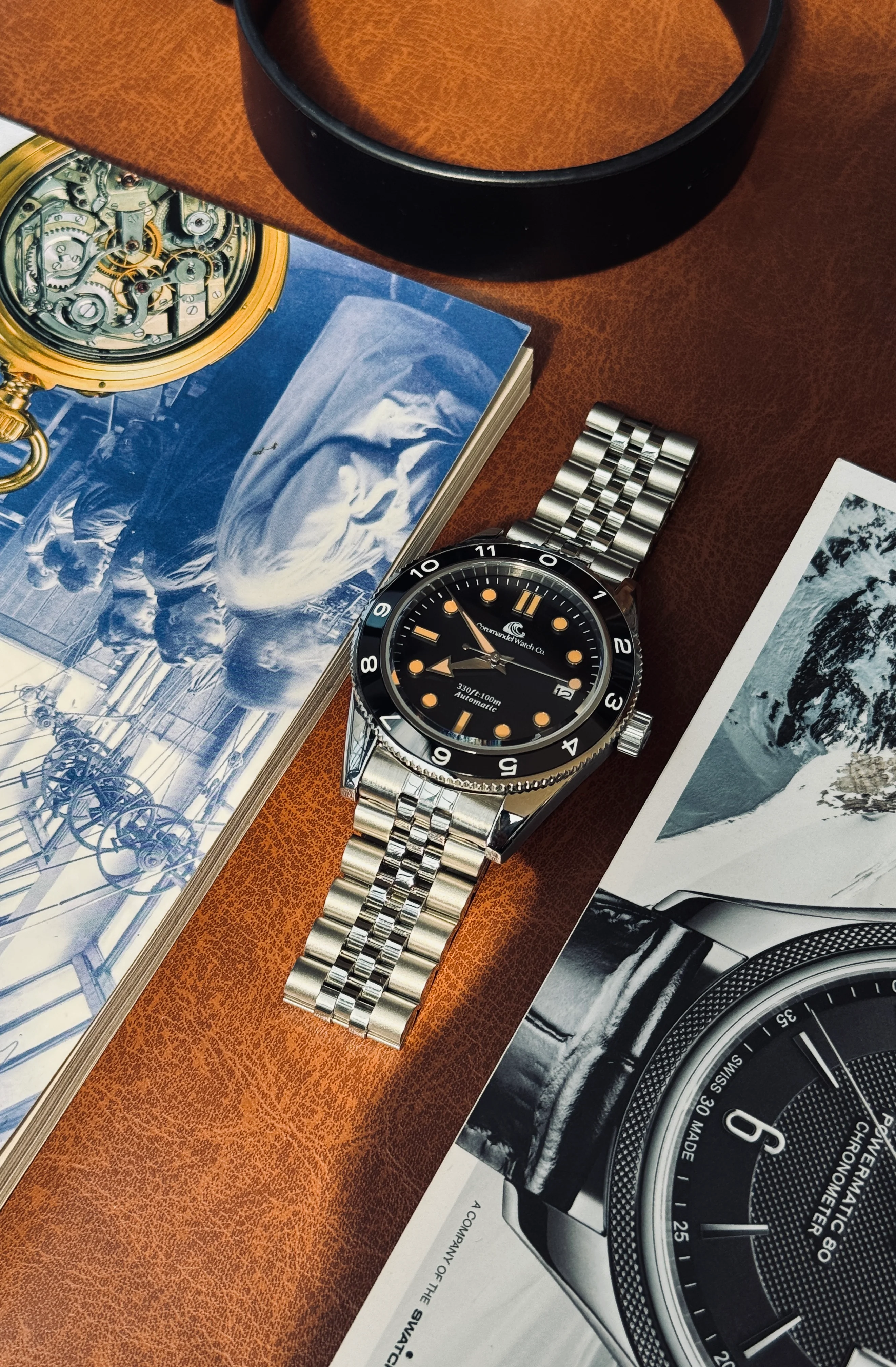 Coromandel Watch Co. 20mm Solid Links Stainless Steel Jubilee Bracelet - Image 7
