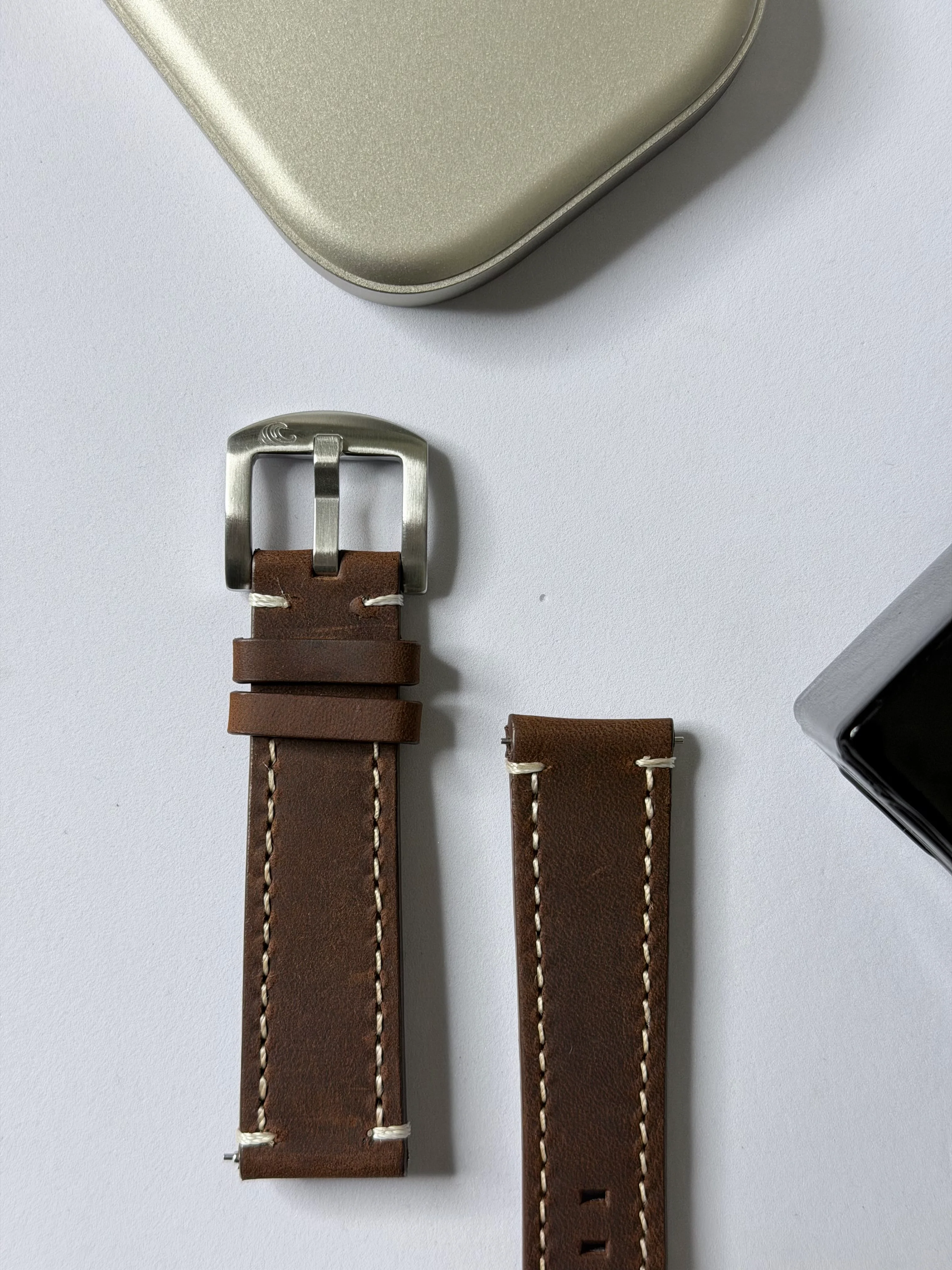 Crazy Horse Leather Strap – 20mm by Coromandel Watch Co - Image 7