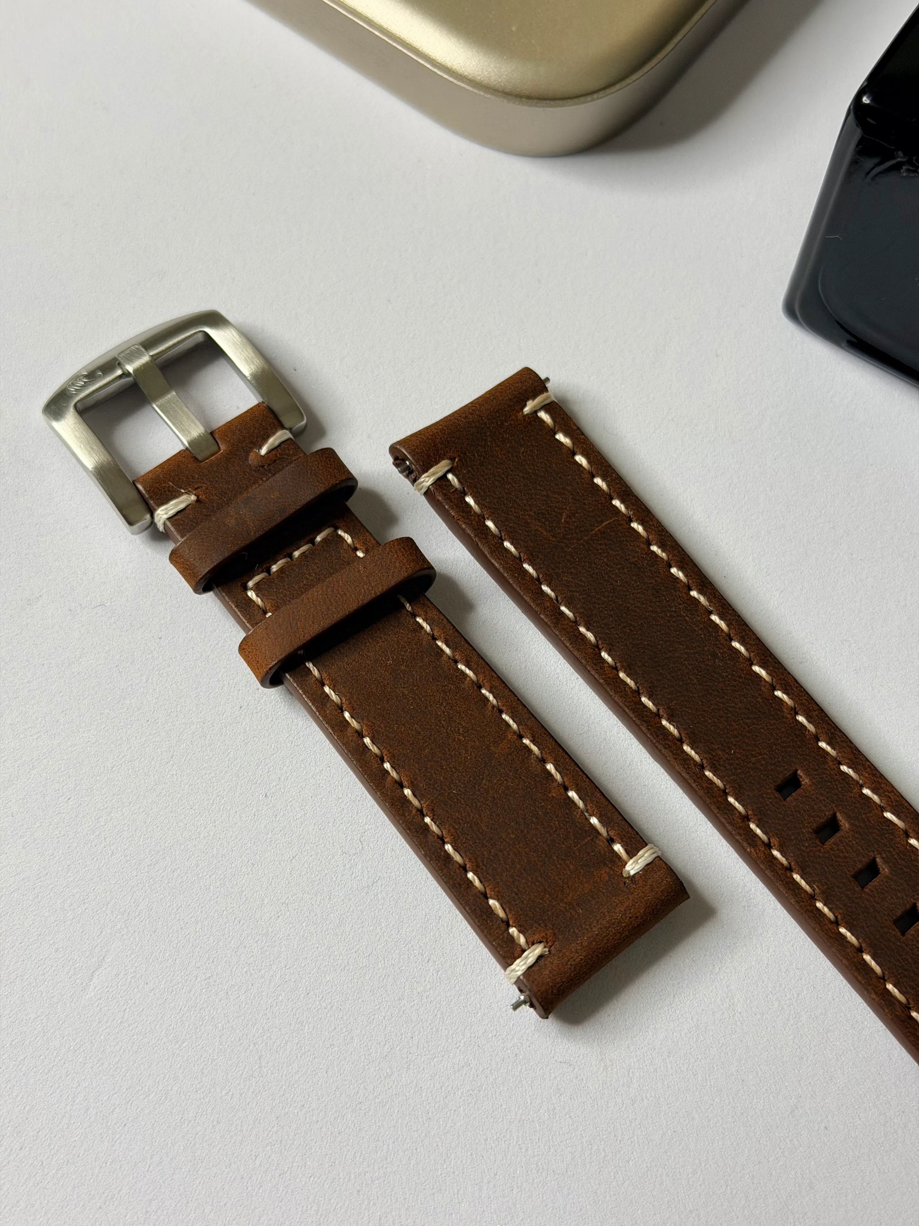 Crazy Horse Leather Strap – 20mm by Coromandel Watch Co - Image 8
