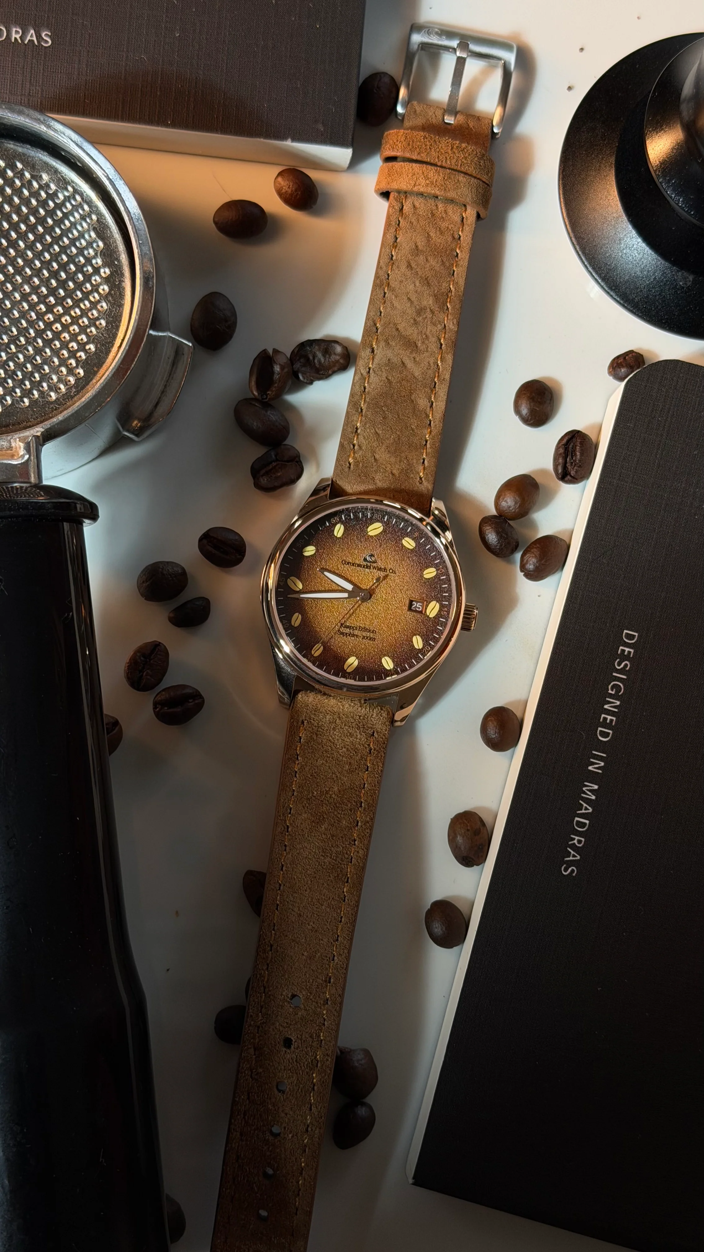 Kaappi Edition by Coromandel Watch Co - 36mm Sapphire Crystal - Quartz Watch[SOLD OUT] - Image 10