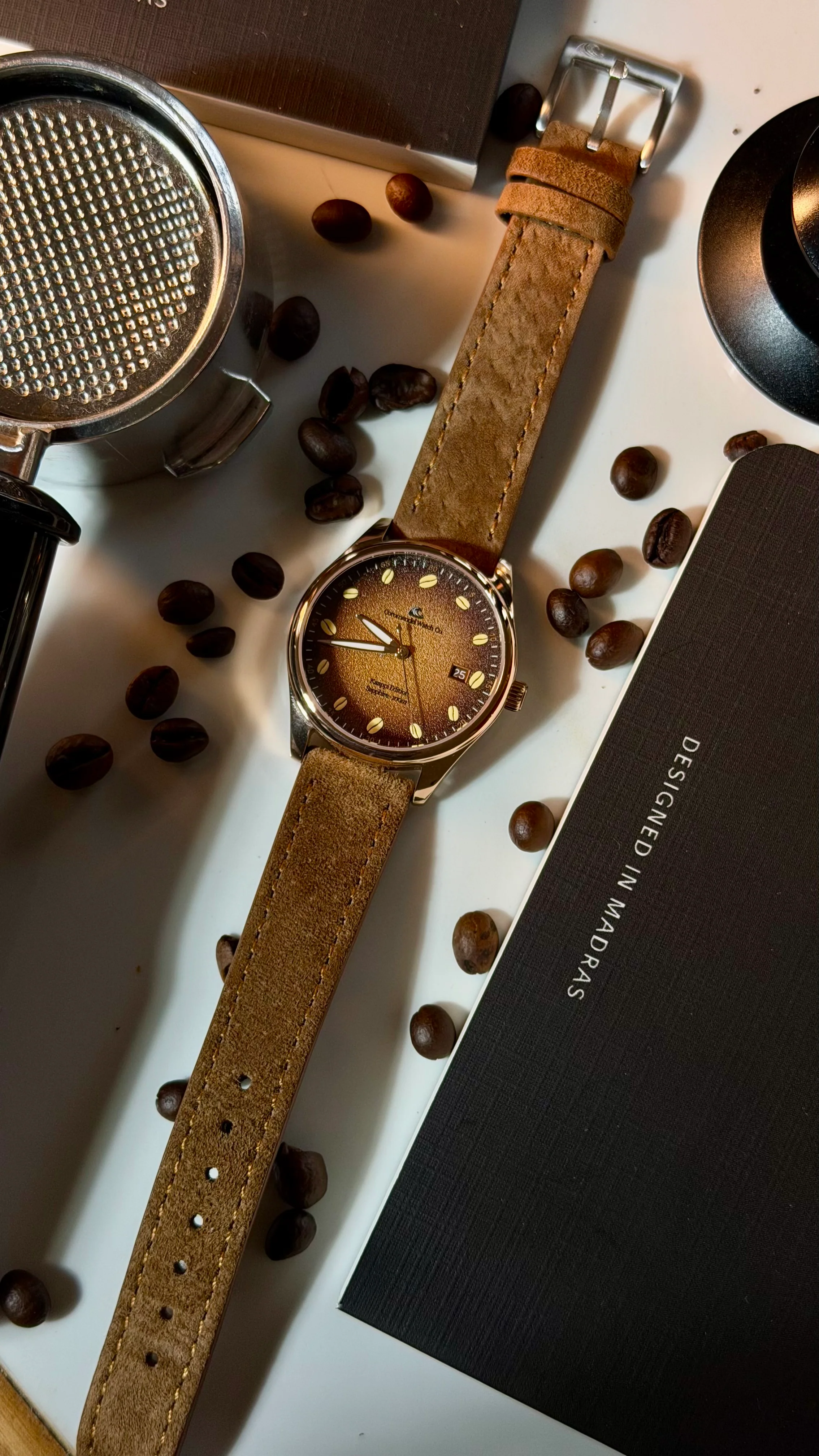 Kaappi Edition by Coromandel Watch Co - 36mm Sapphire Crystal - Quartz Watch[SOLD OUT] - Image 11