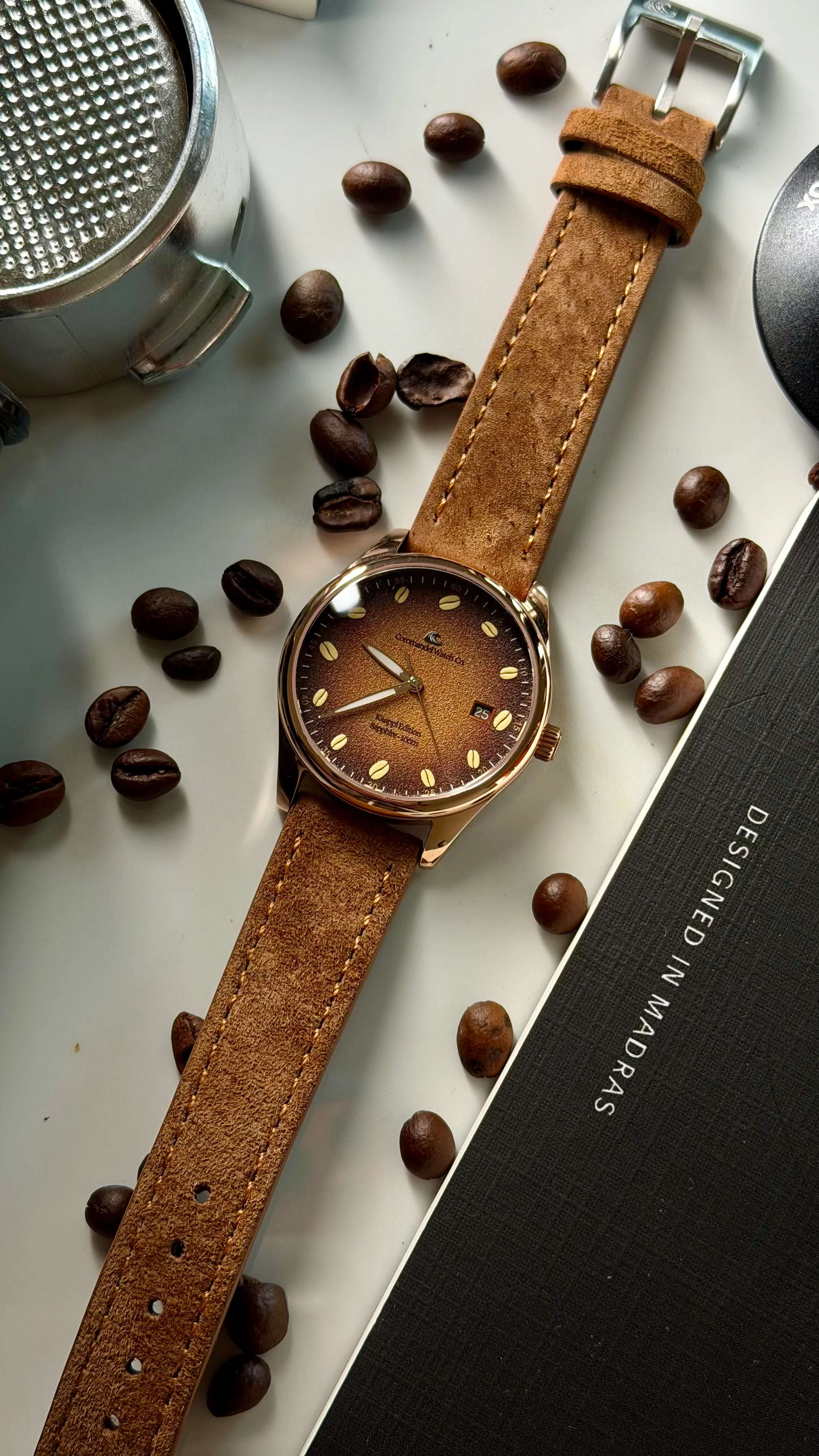 Kaappi Edition by Coromandel Watch Co - 36mm Sapphire Crystal - Quartz Watch[SOLD OUT] - Image 13