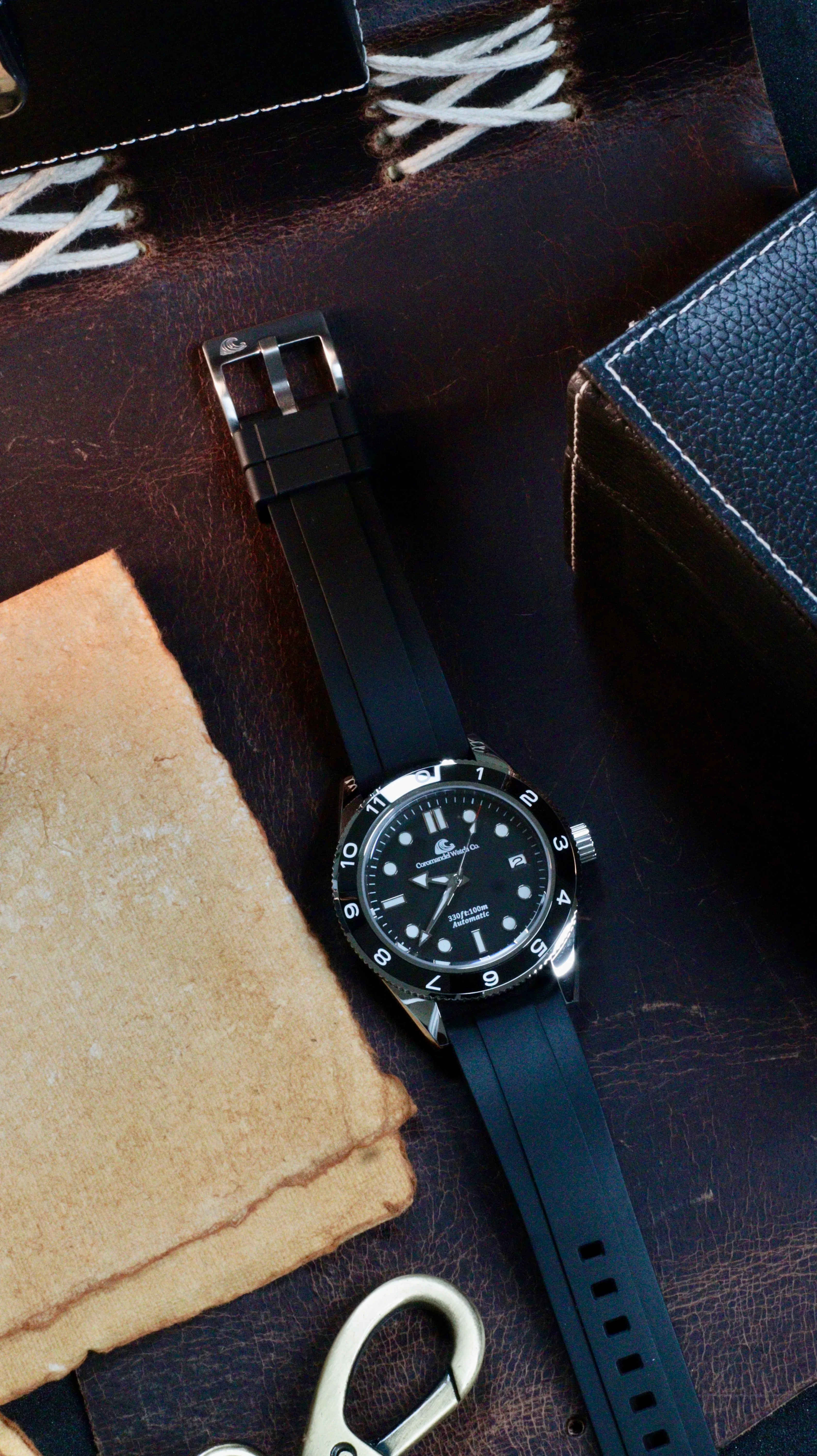 Marina Edition 2.0 by Coromandel Watch Co. - Automatic Watch - Black Dial - NH35 - Image 4