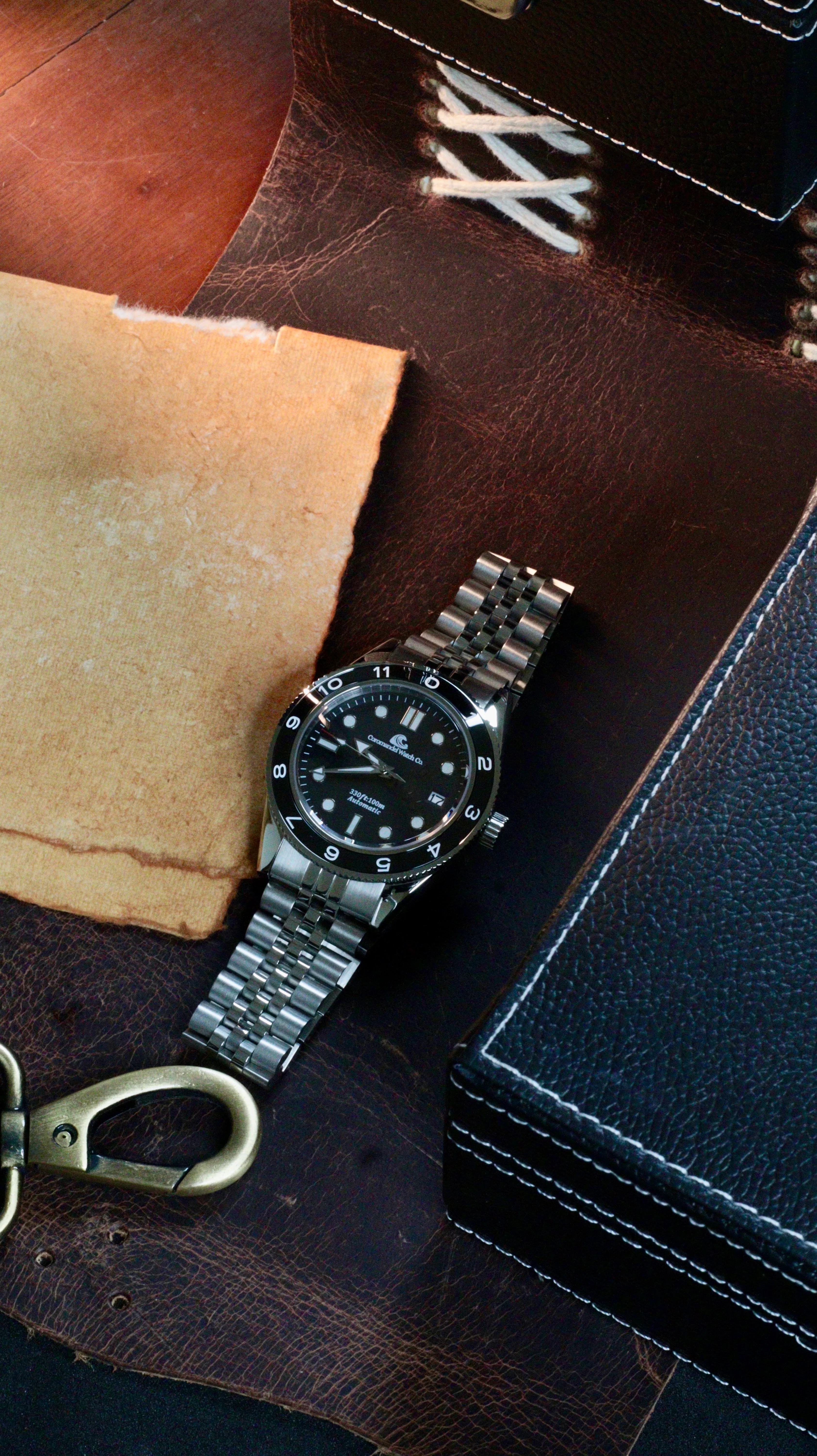 Marina Edition 2.0 by Coromandel Watch Co. - Automatic Watch - Black Dial - NH35 - Image 6