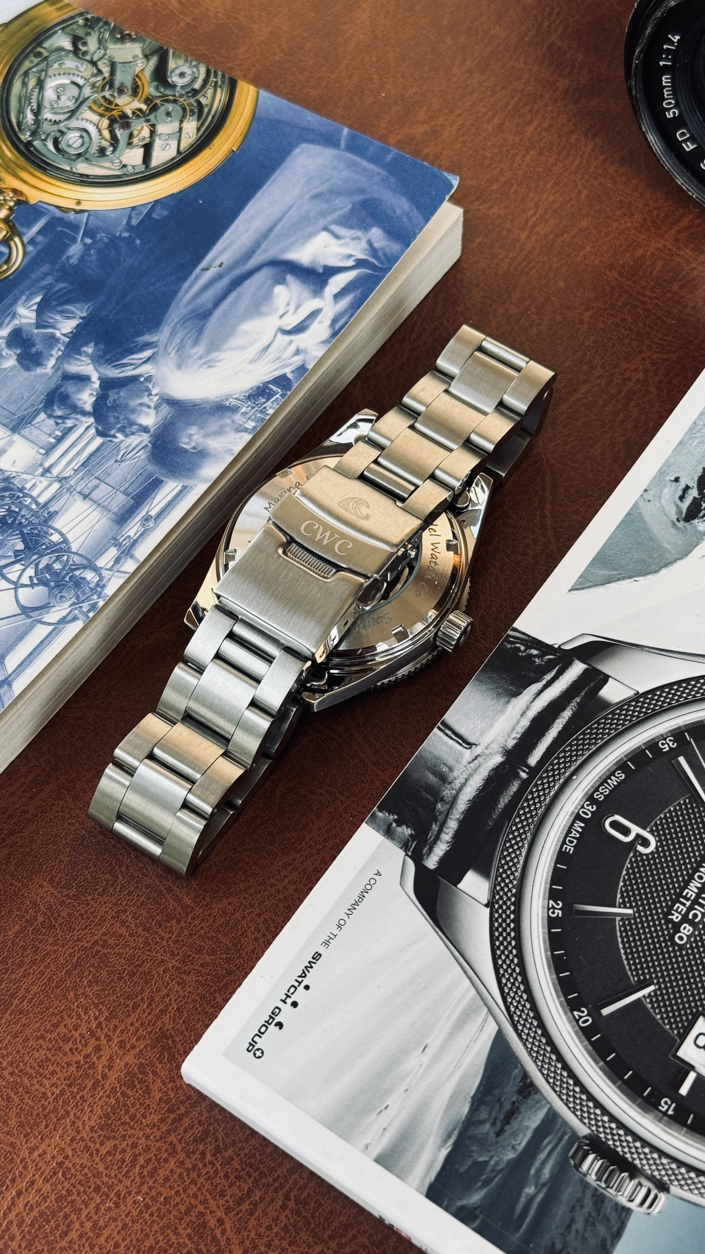 Coromandel Watch Co -  Oyster Bracelet - Stainless Steel  Solid Links Curved End - 20MM - Image 6