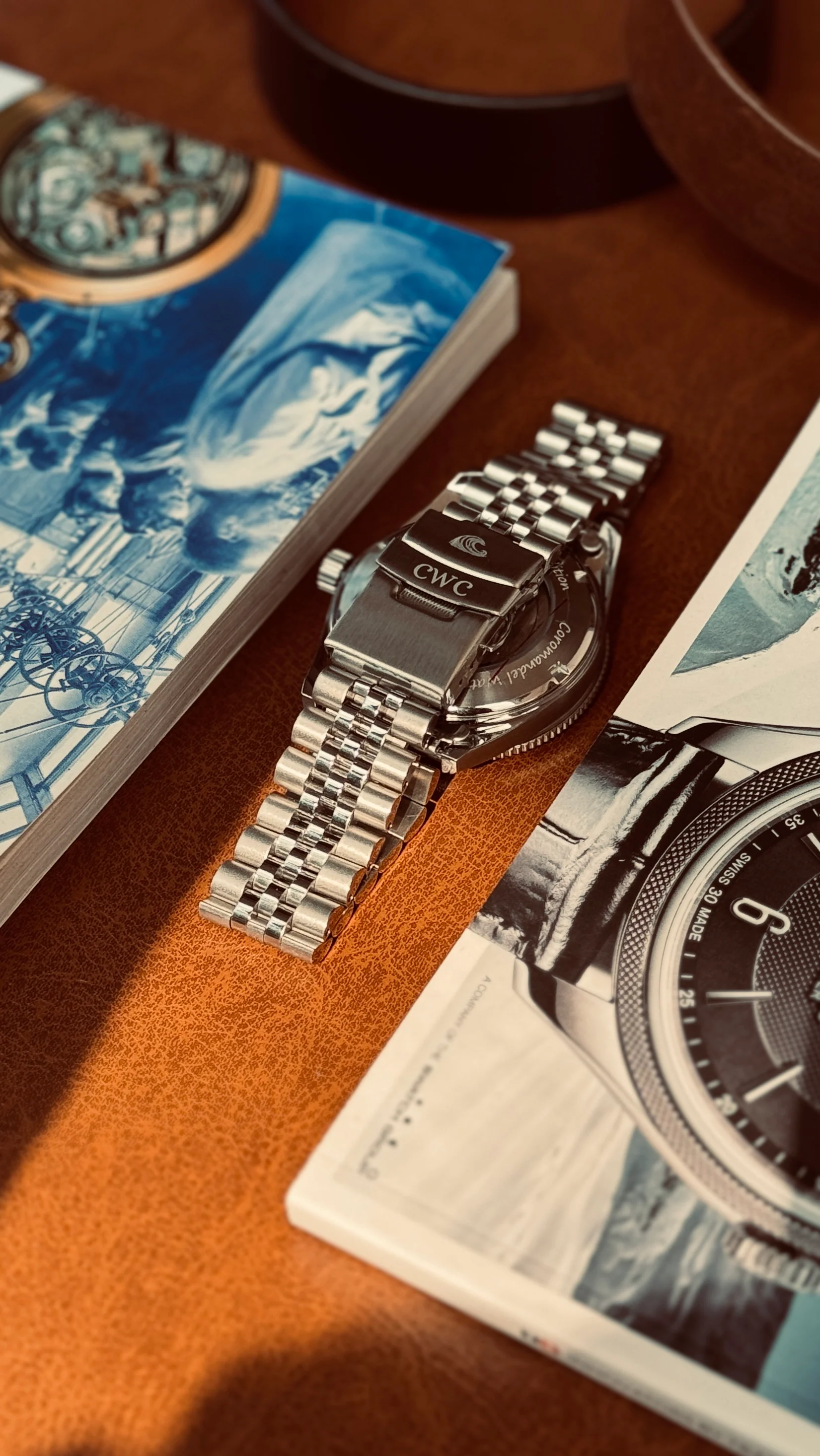 Coromandel Watch Co. 20mm Solid Links Stainless Steel Jubilee Bracelet - Image 8