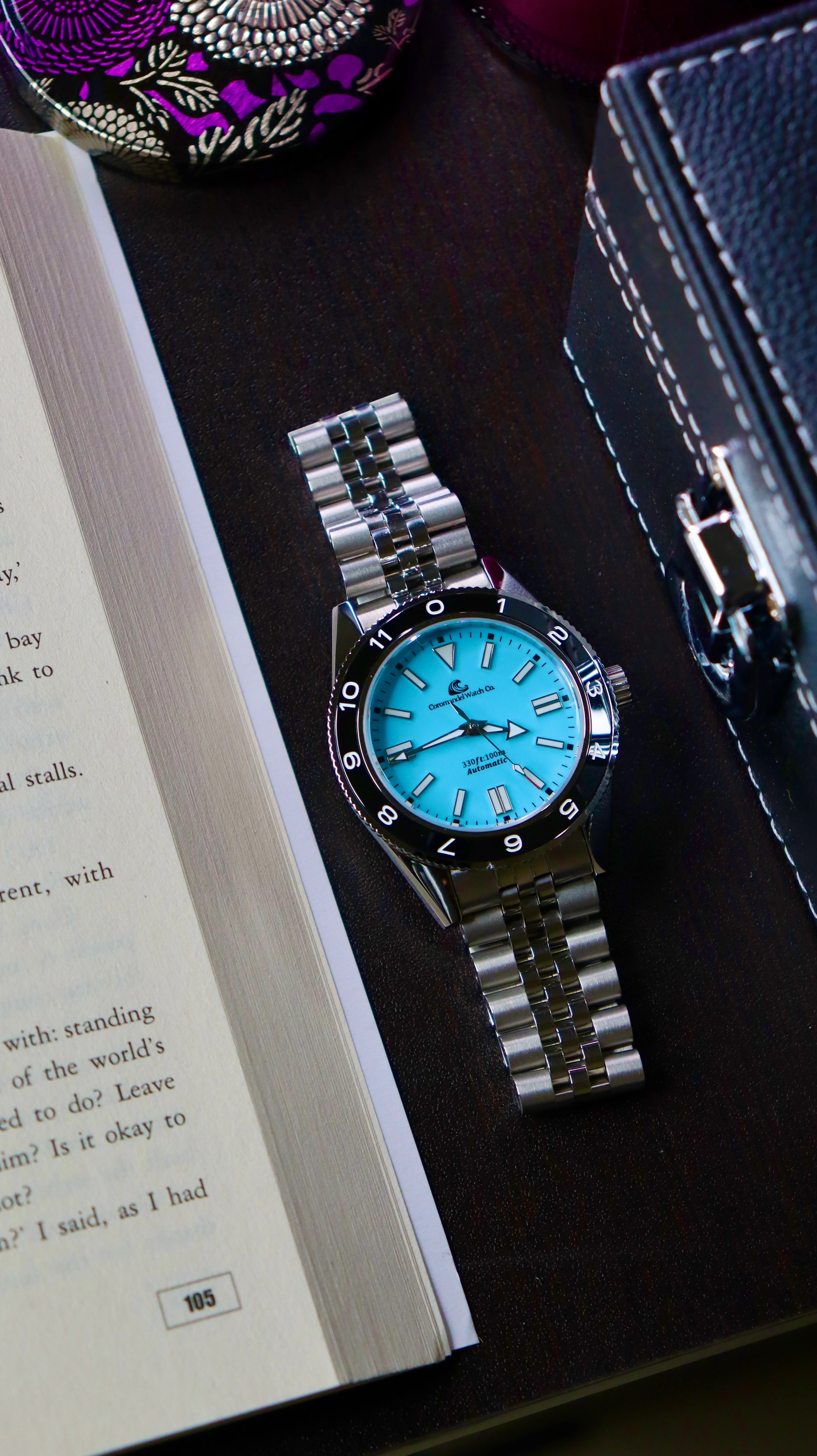 Marina Edition 2.0 – Ice Blue by Coromandel Watch Co. - Automatic Watch -NH35 - Image 6
