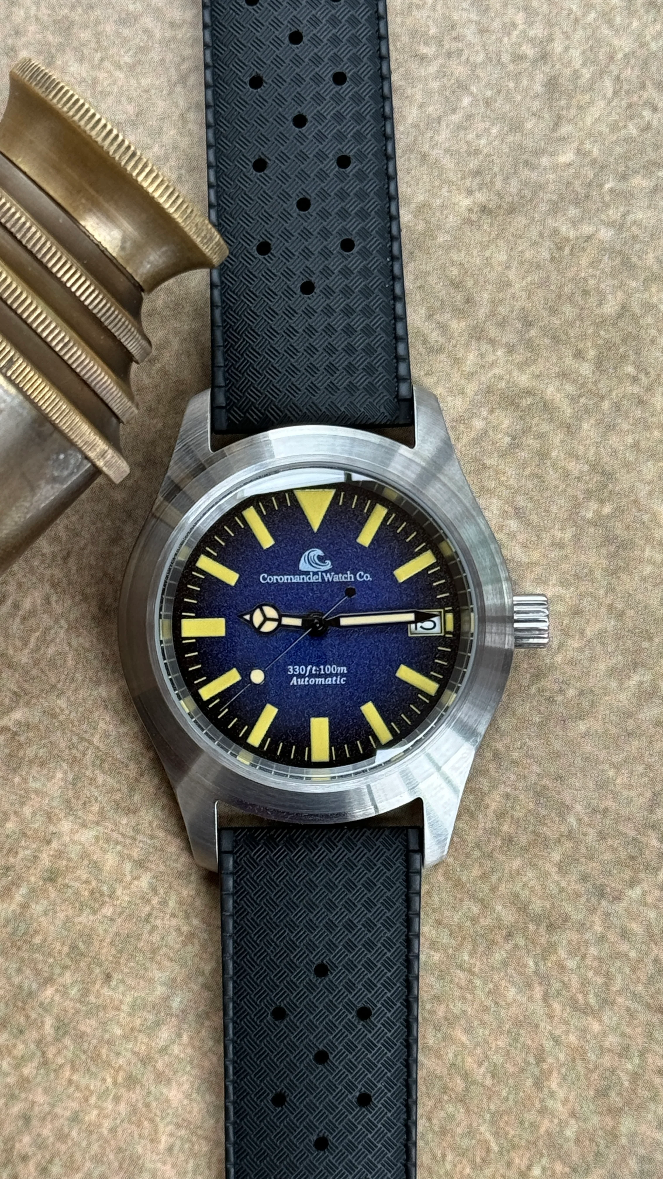 Tanjore Edition by Coromandel Watch Co. - Automatic NH35A  Movement - Blue Dial - Image 15