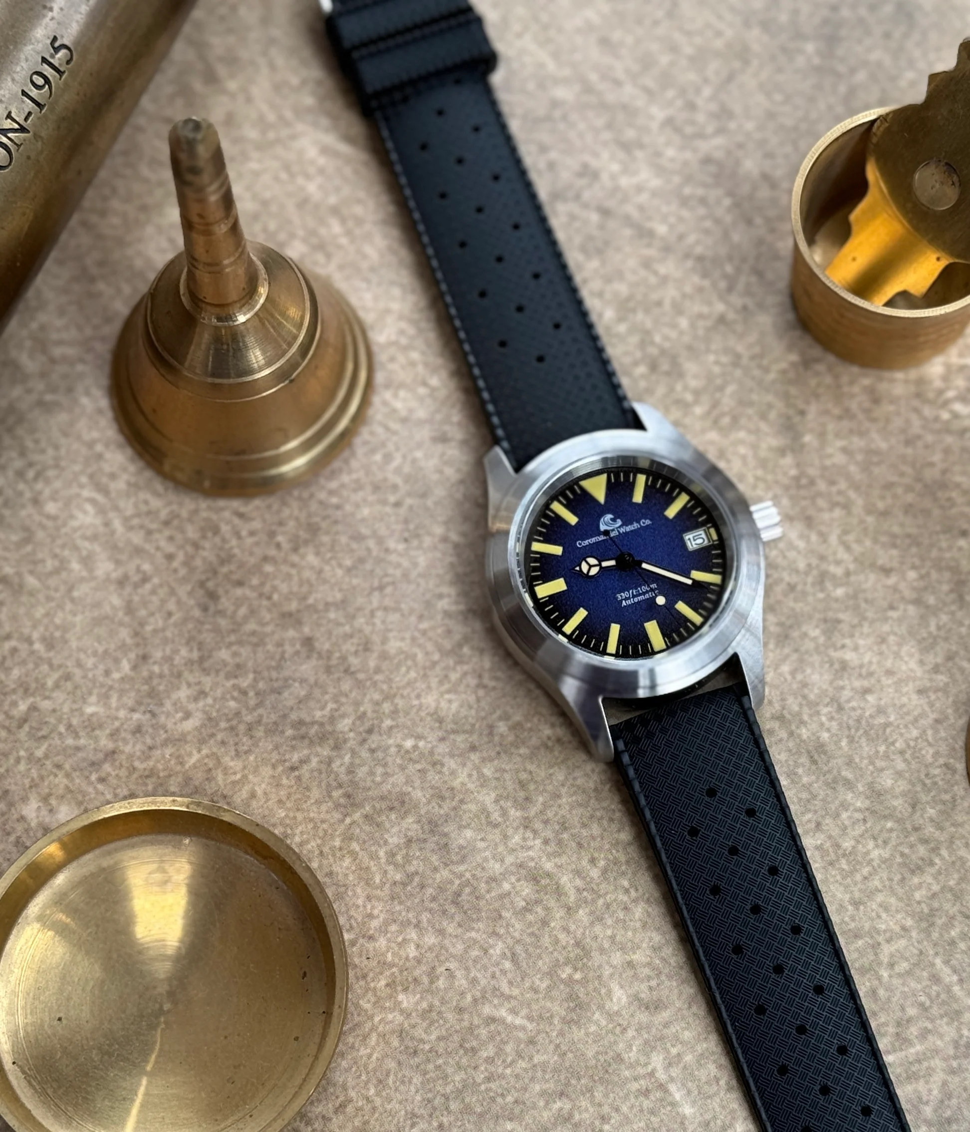 Tanjore Edition by Coromandel Watch Co. - Automatic NH35A  Movement - Blue Dial - Image 5
