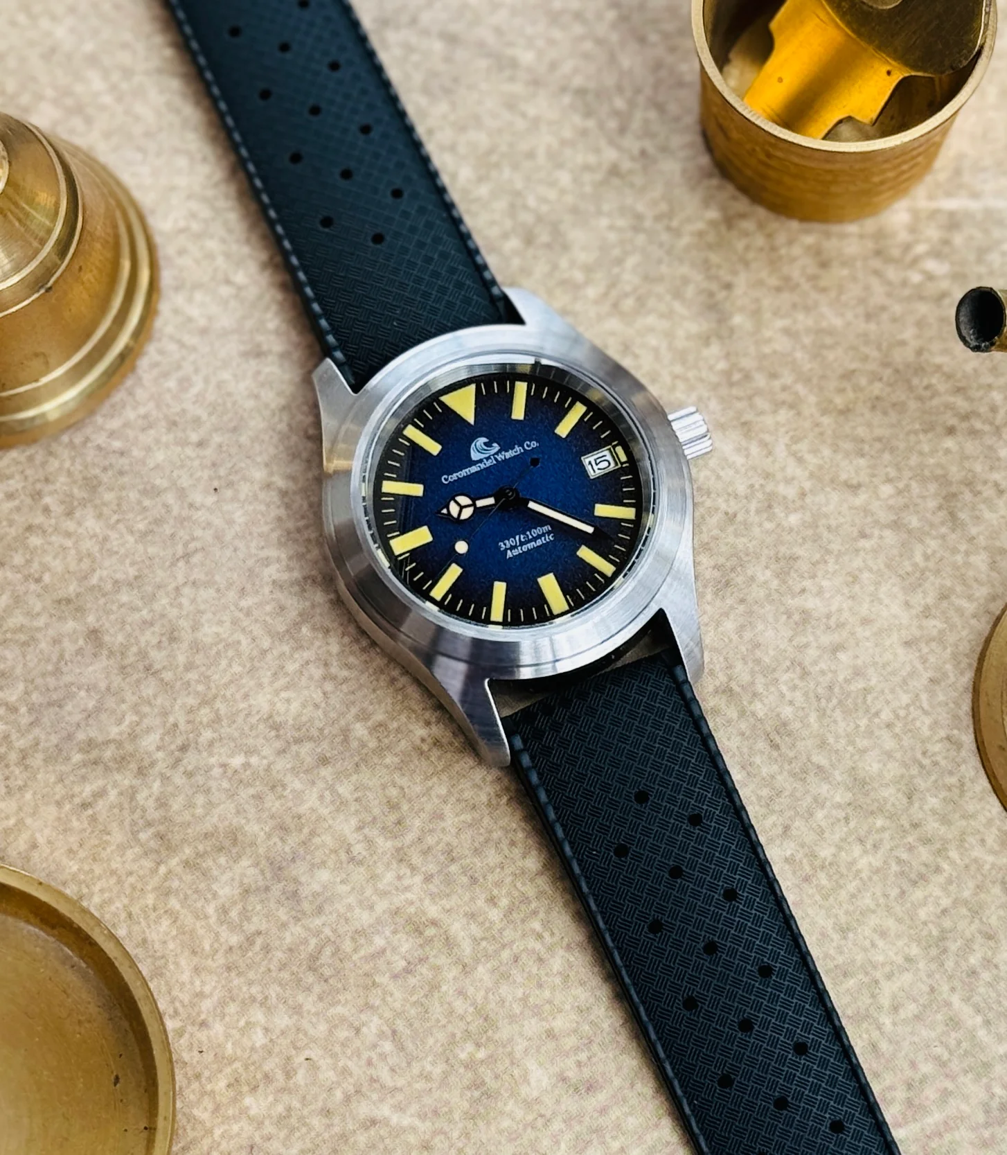 Tanjore Edition by Coromandel Watch Co. - Automatic NH35A  Movement - Blue Dial - Image 6