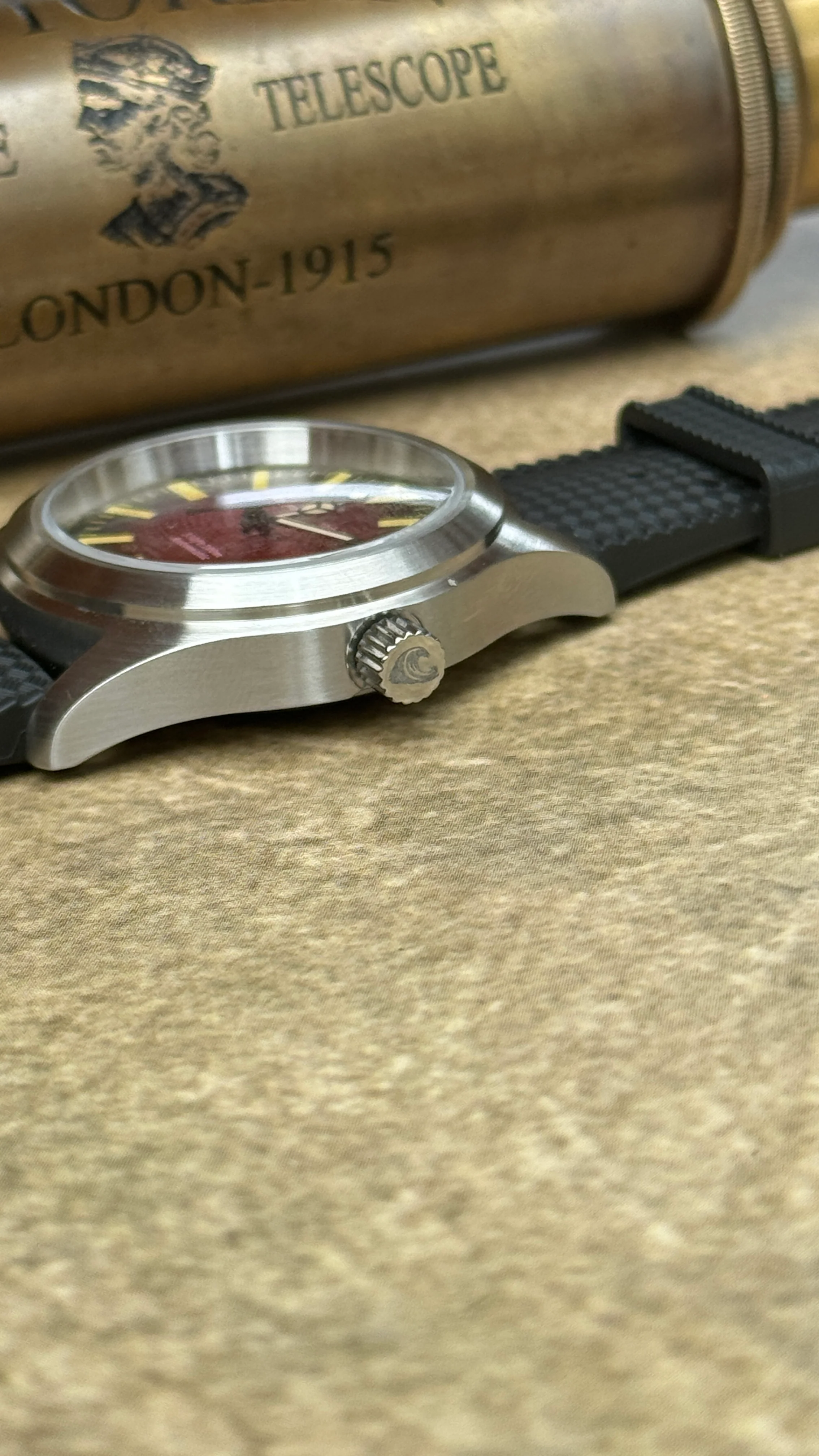 Tanjore Edition by Coromandel Watch Co. - Automatic NH35A Movement - Red Dial - Image 12