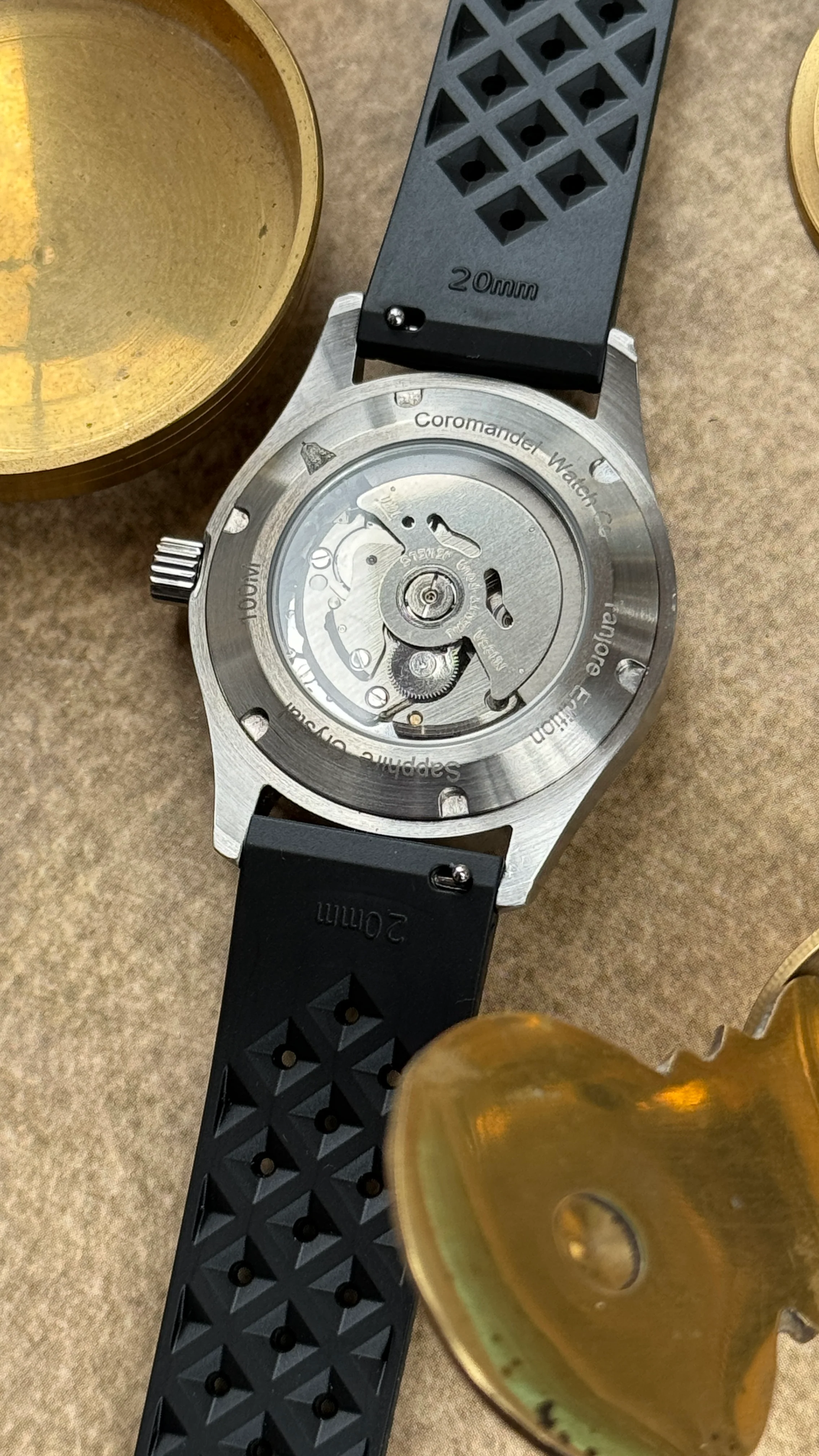 Tanjore Edition by Coromandel Watch Co. - Automatic NH35A Movement - Red Dial - Image 16