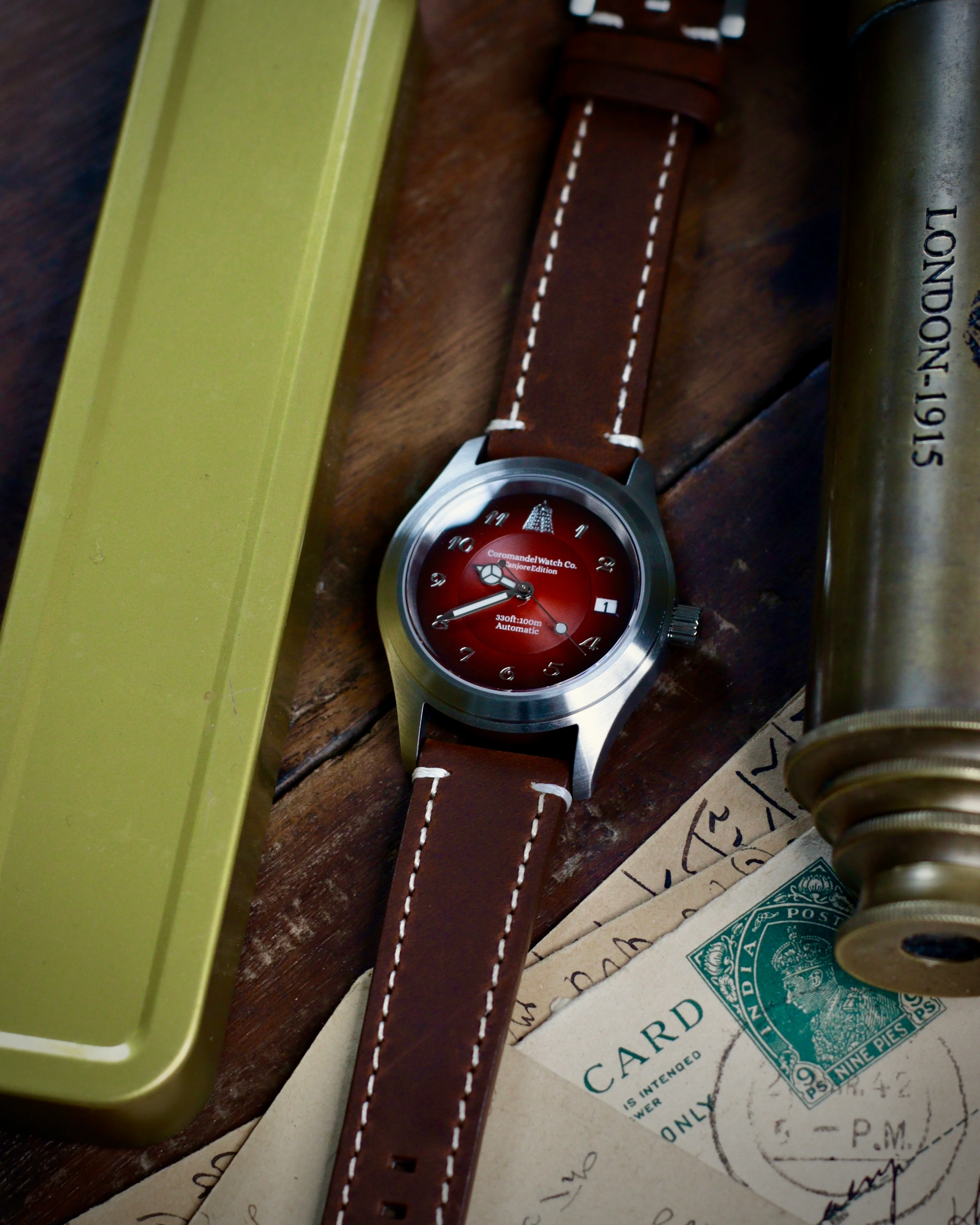 Tanjore Edition V3 - Deep Red Automatic NH35A Movement [ships 17th jan] - Image 10