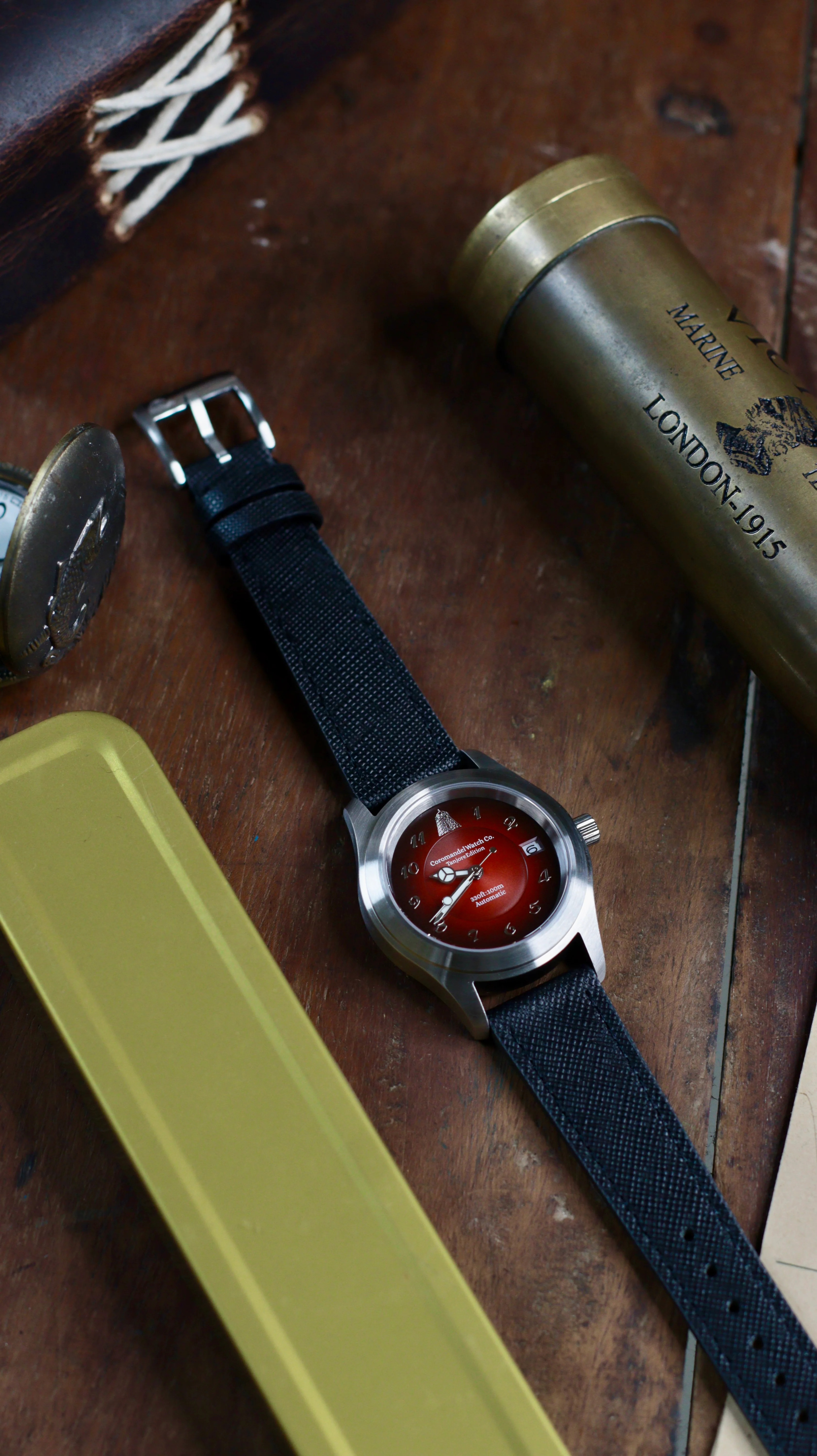 Tanjore Edition V3 - Deep Red Automatic NH35A Movement [ships 17th jan] - Image 6