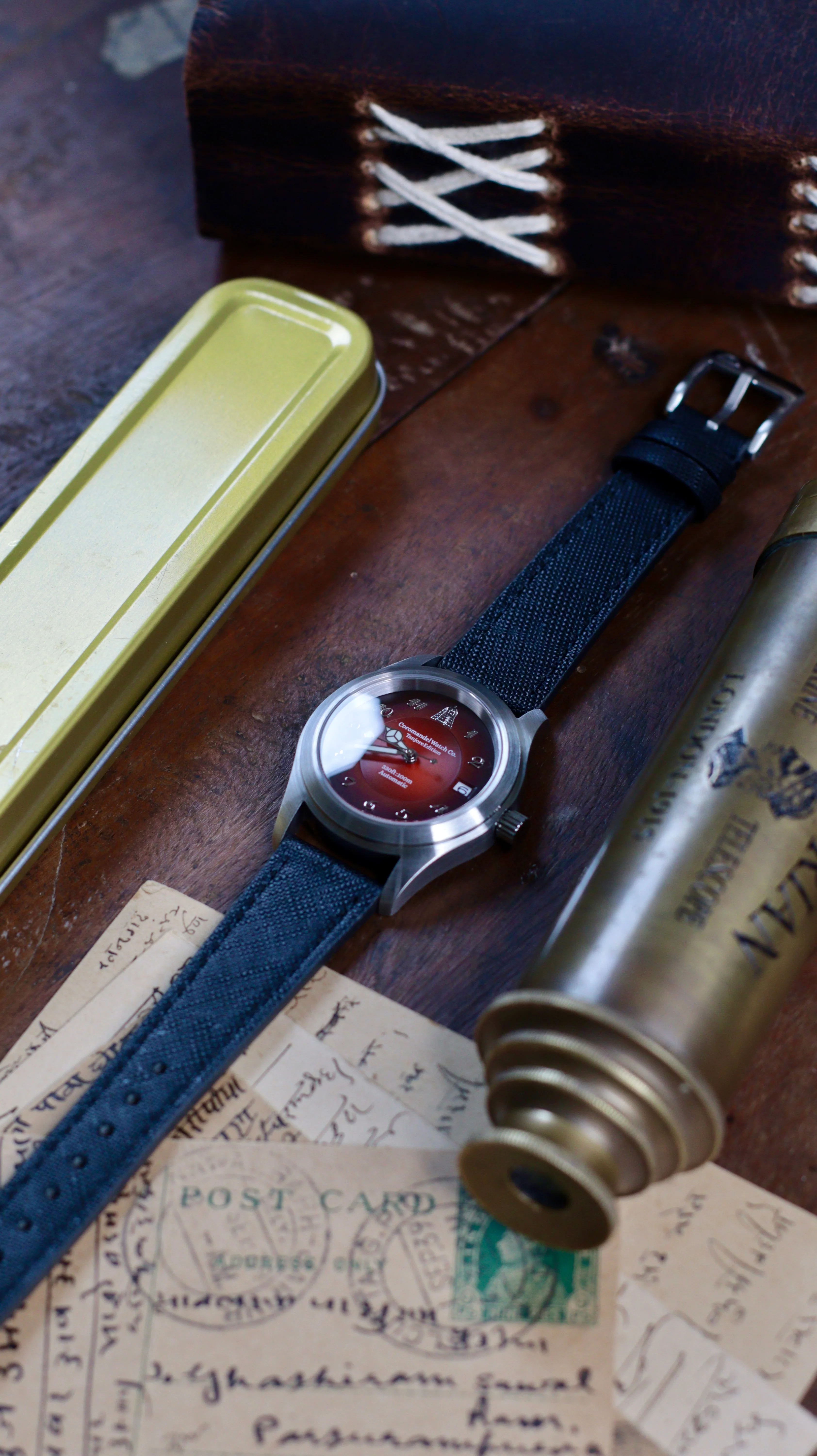Tanjore Edition V3 - Deep Red Automatic NH35A Movement [ships 17th jan] - Image 8