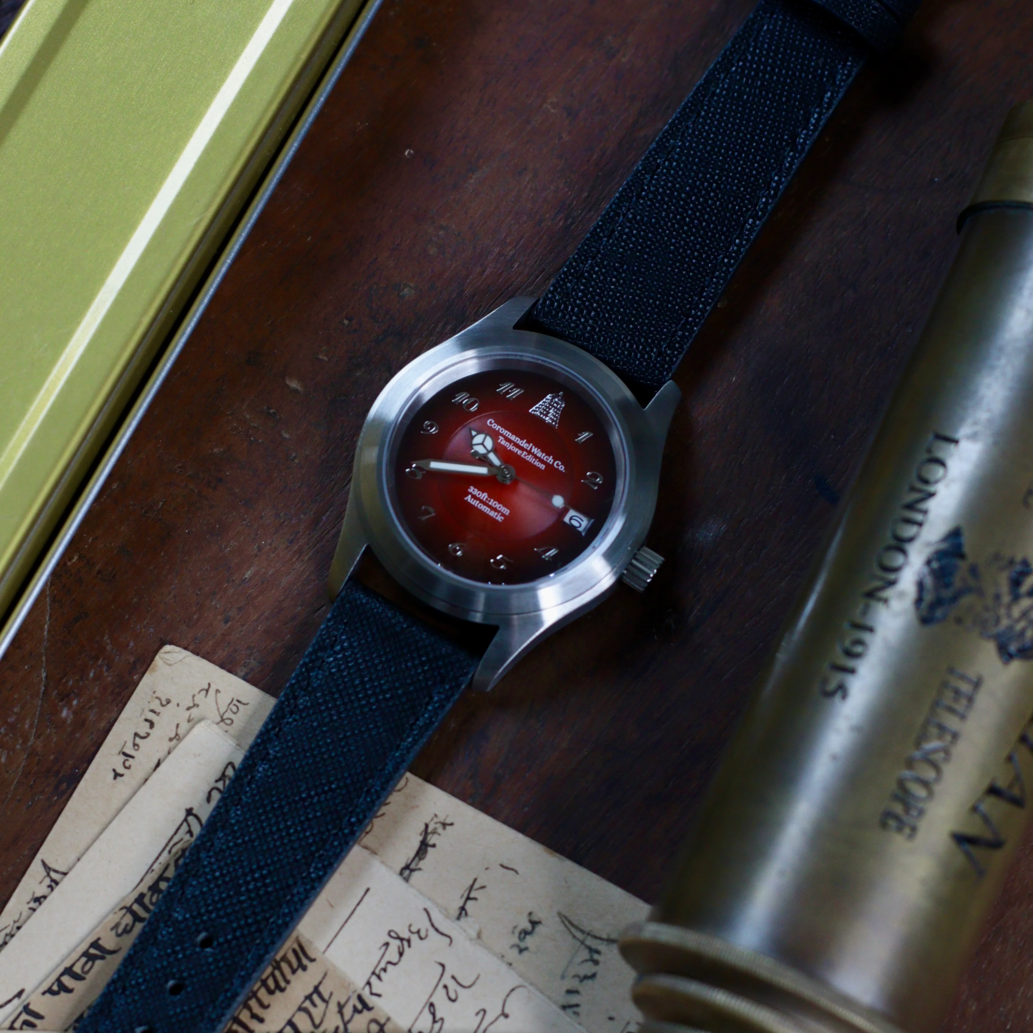 Tanjore Edition V3 - Deep Red Automatic NH35A Movement [ships 17th jan] - Image 9