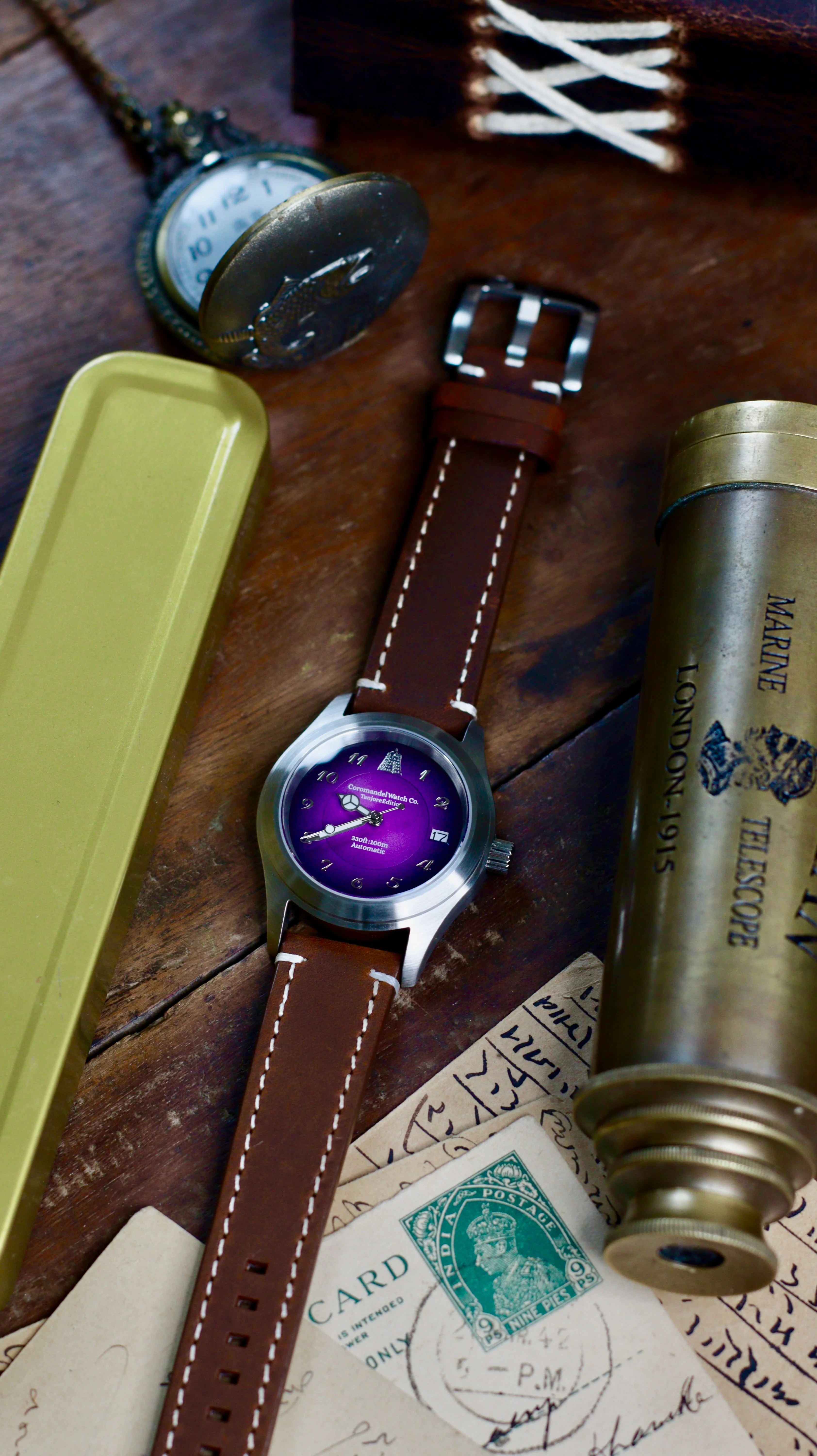 Tanjore Edition V3 - Royal Purple Automatic NH35A Movement [ships 17th jan] - Image 13