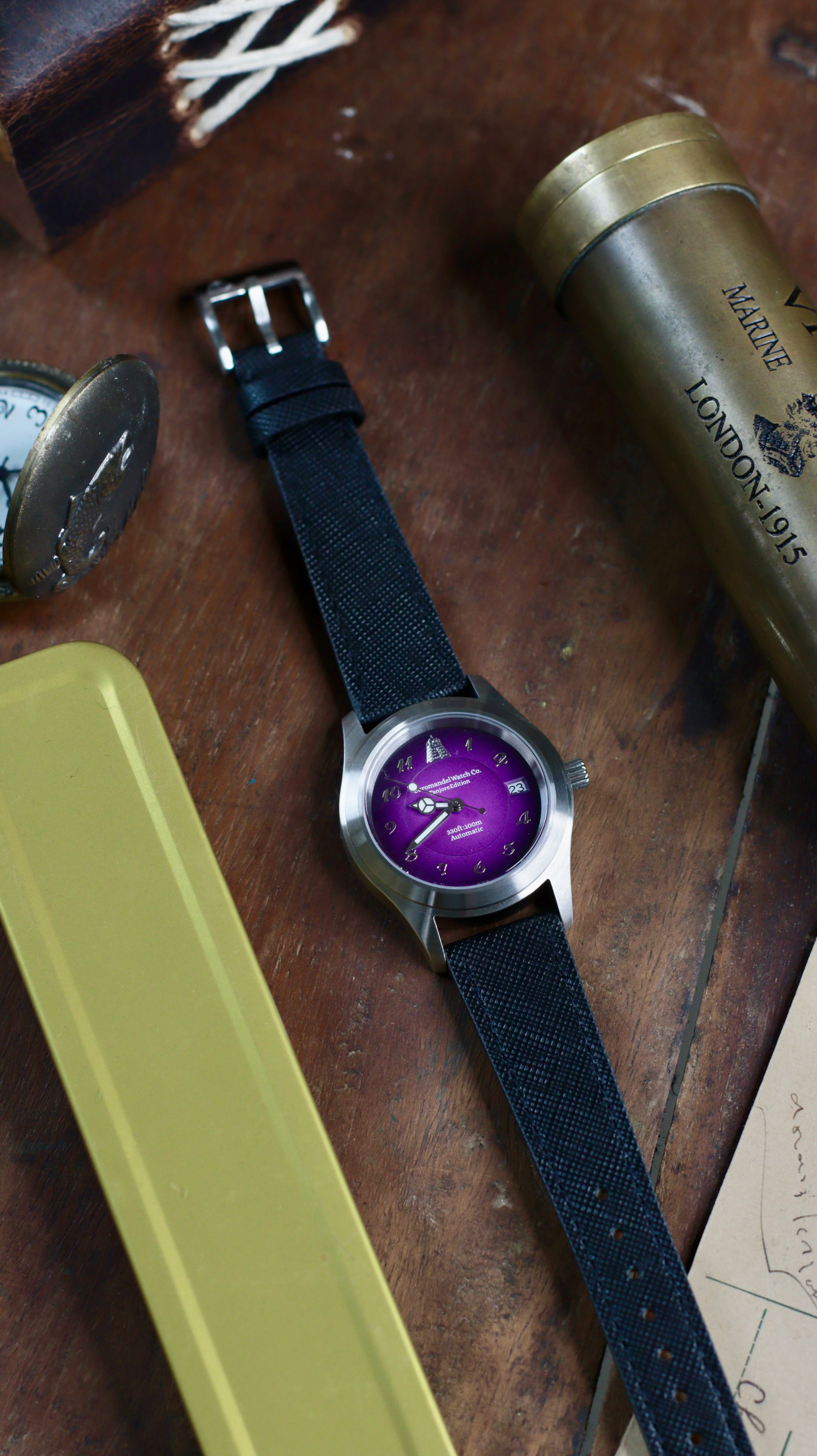 Tanjore Edition V3 - Royal Purple Automatic NH35A Movement [ships 17th jan] - Image 5
