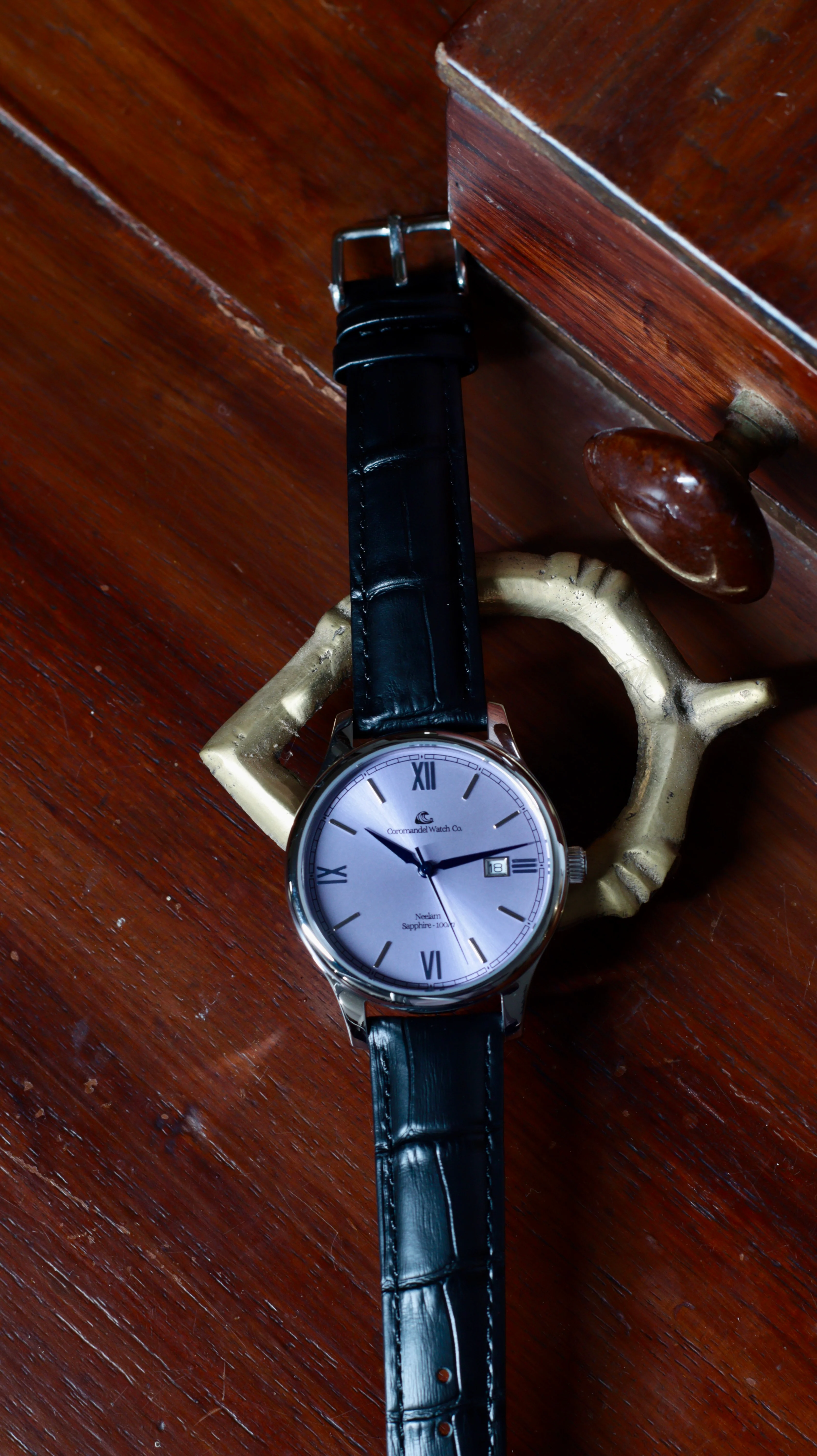 Varnam Collection - Neelam - Sunburst Purple Dial by Coromandel Watch Co - Image 7